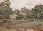 Wilmot Pilsbury,RWS Landscape in Leicestershire (mk46)
